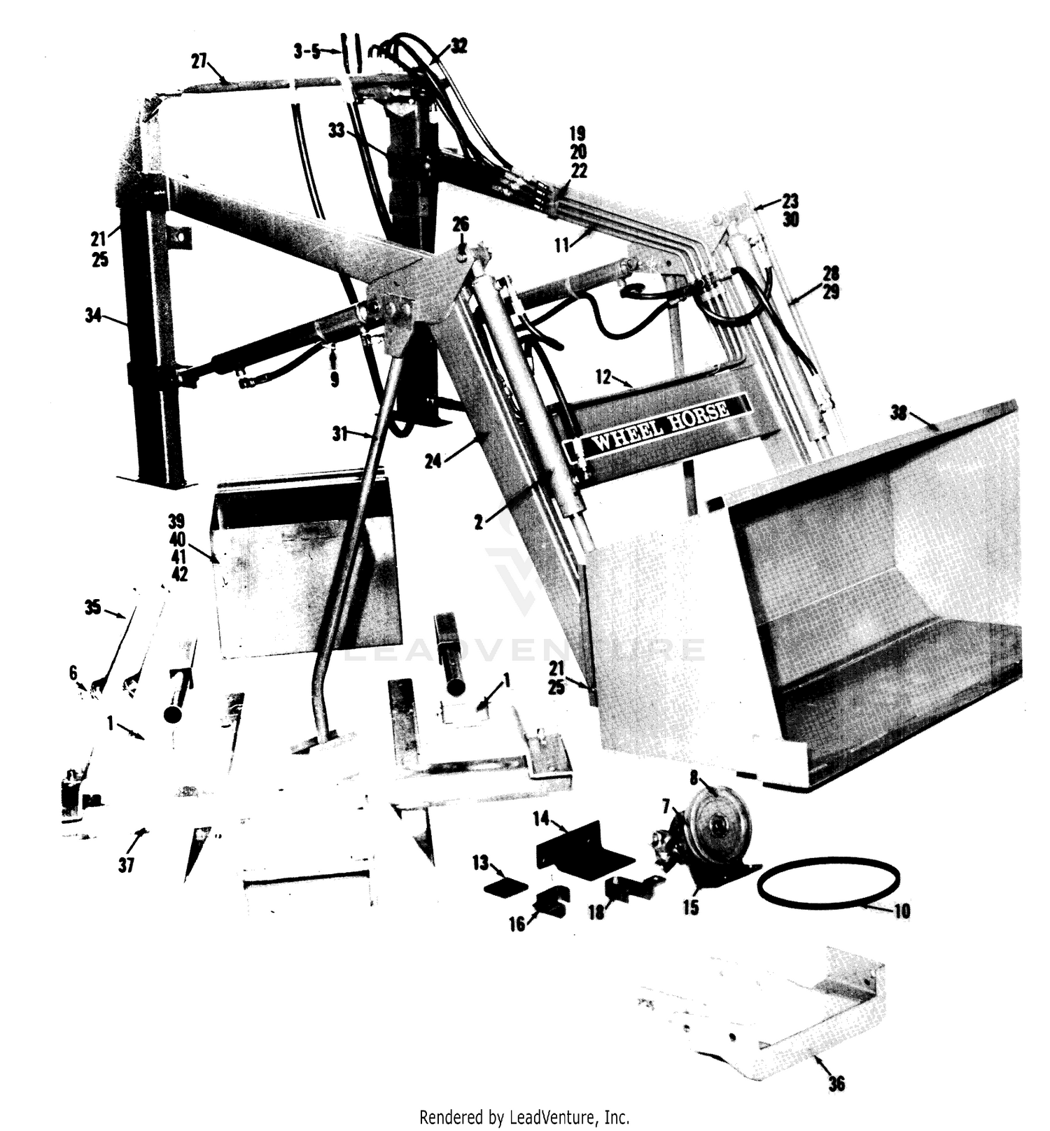Hydraulic Adapter Location And Description Chart