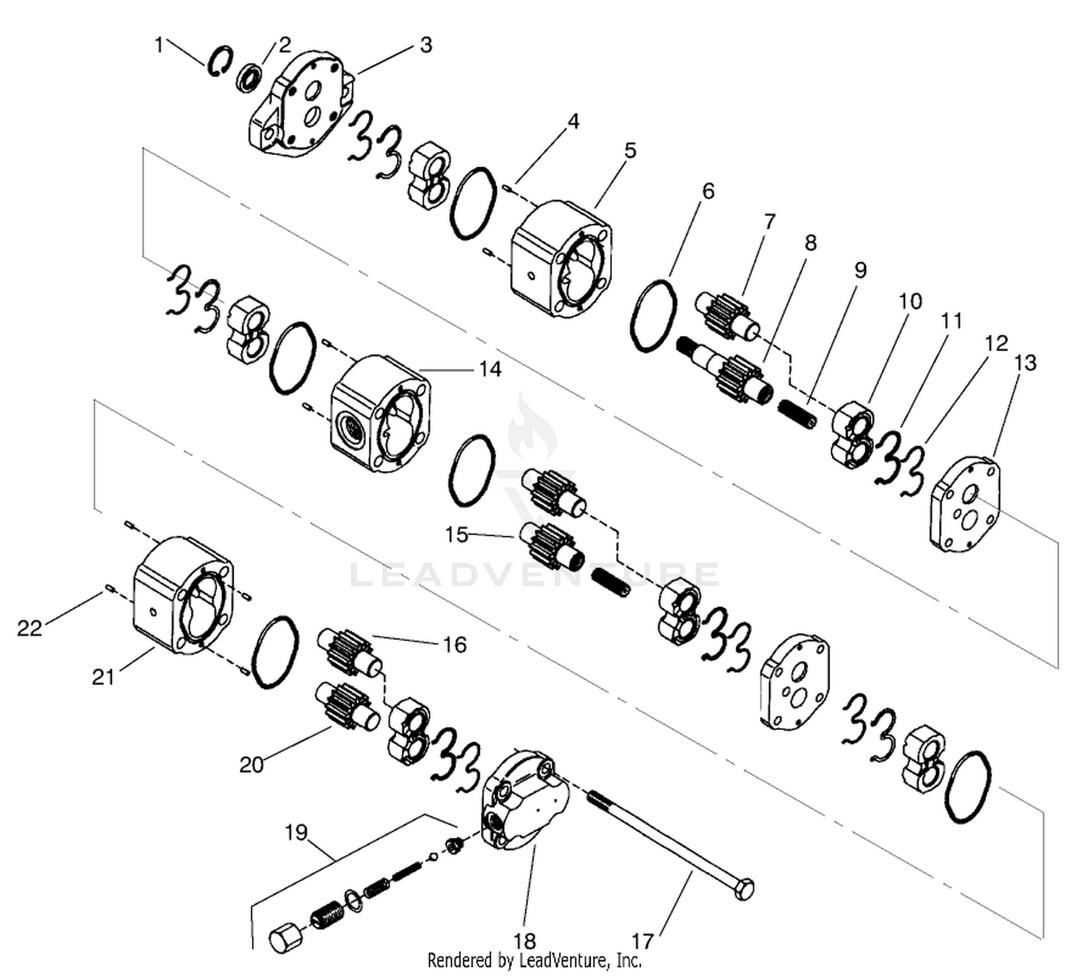 Hydraulic Pump No. 93-1376