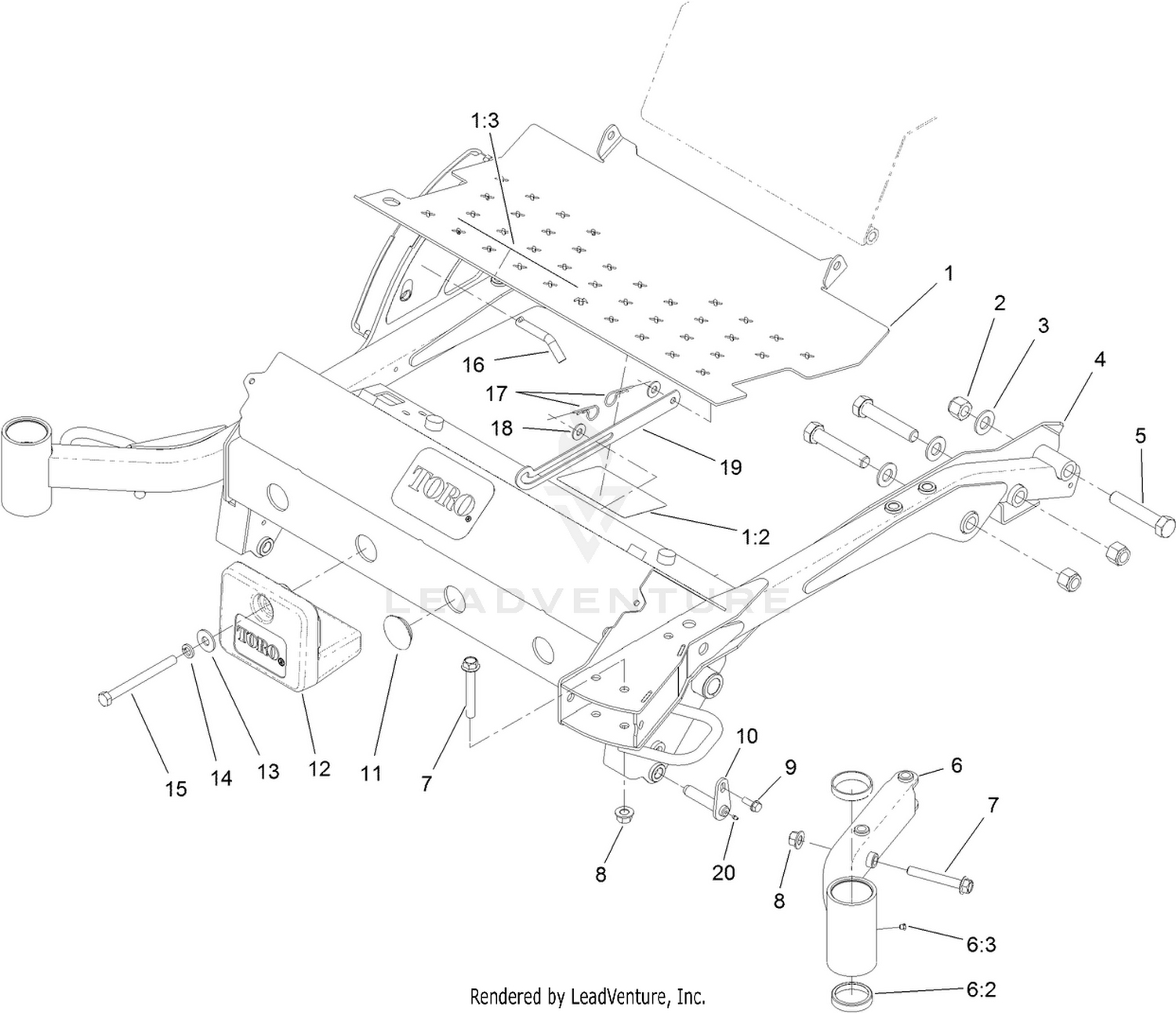 Carrier Frame and Weight Assembly