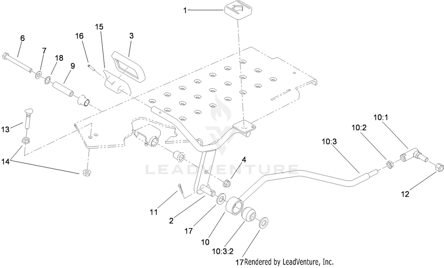 Traction Pedal Assembly
