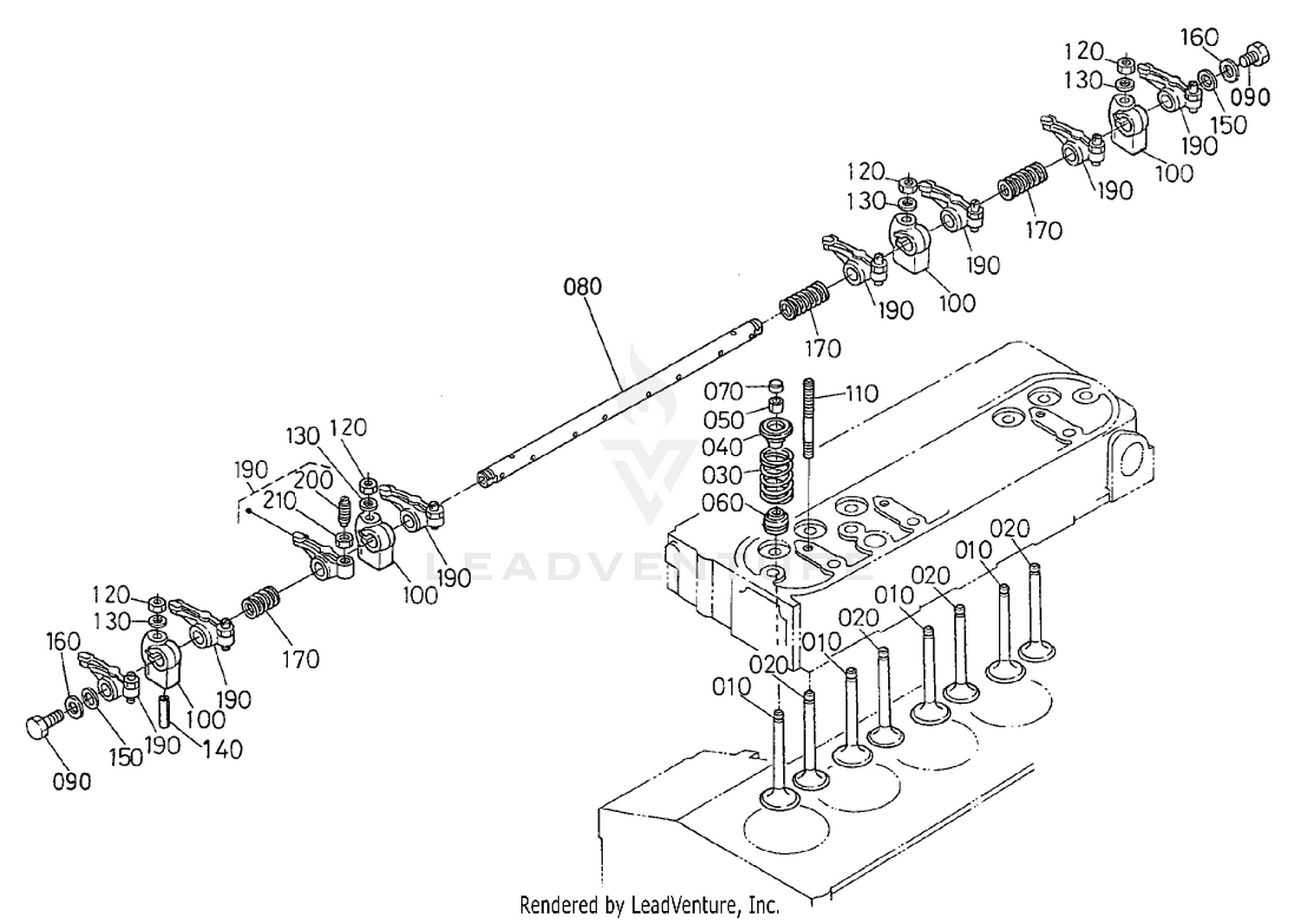 Valve and Rocker Arm Assembly