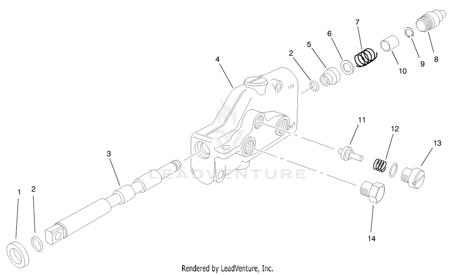 Lift Valve Asm No. 63-7960