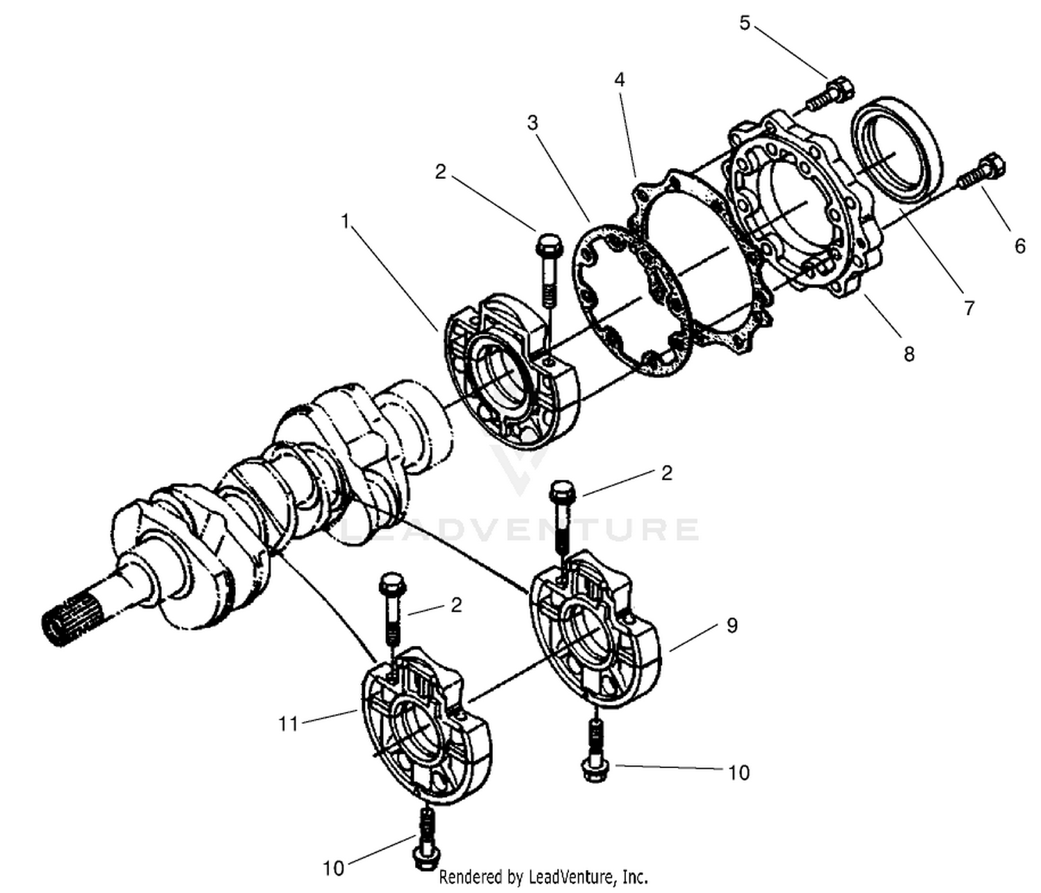 Main Bearing Case Assembly