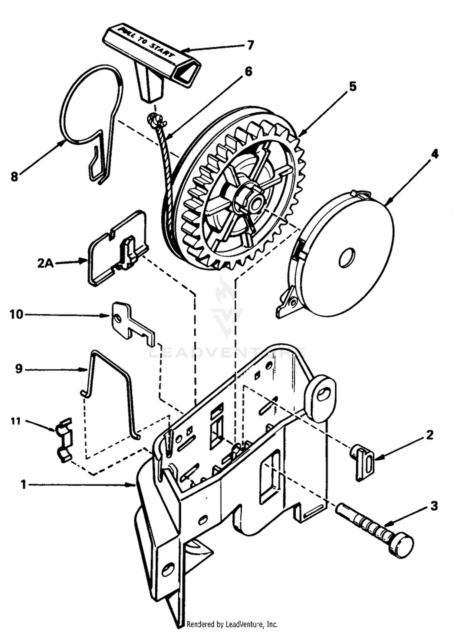 Rewind Starter No. 590531
