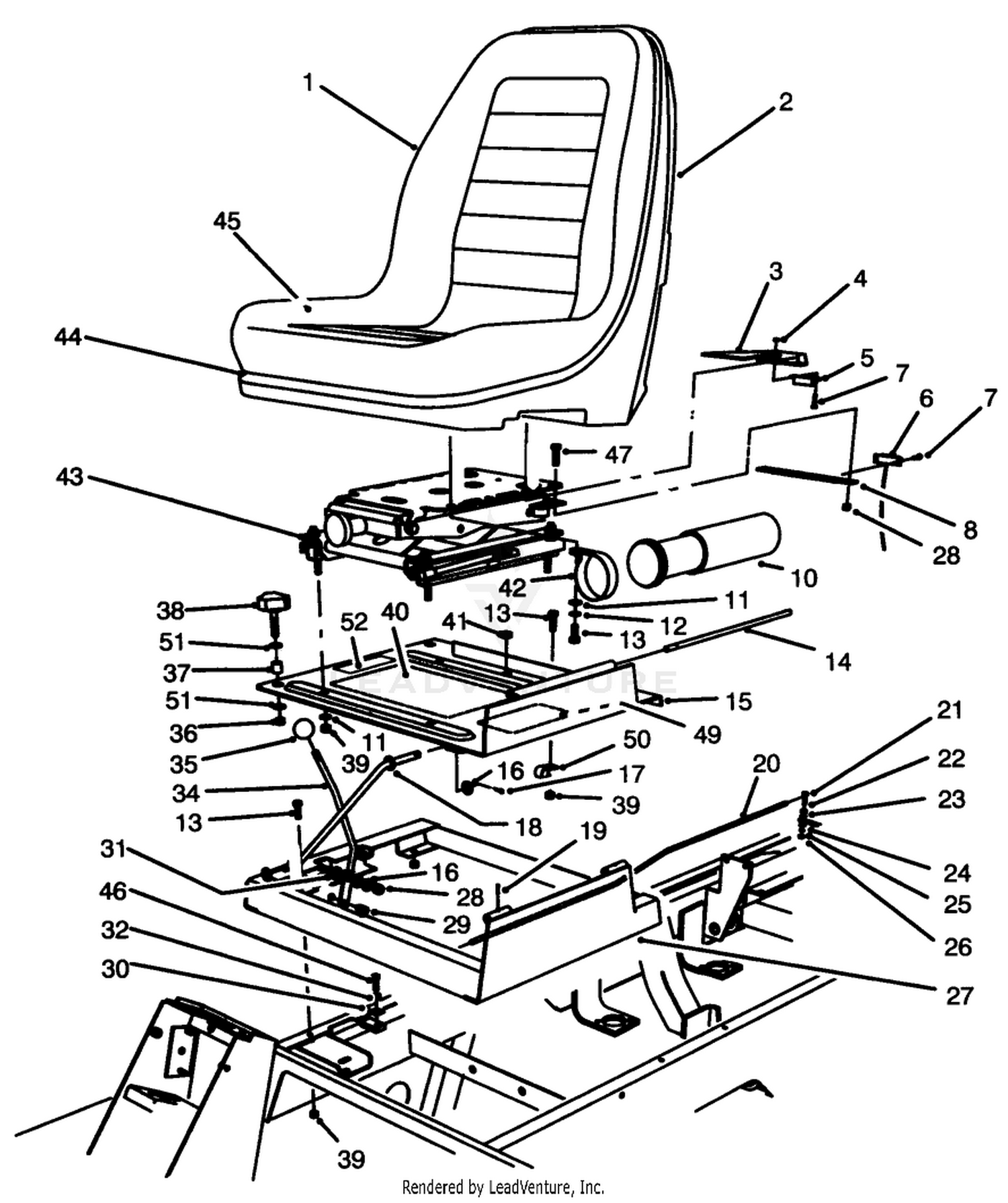 Seat  Throttle Assembly