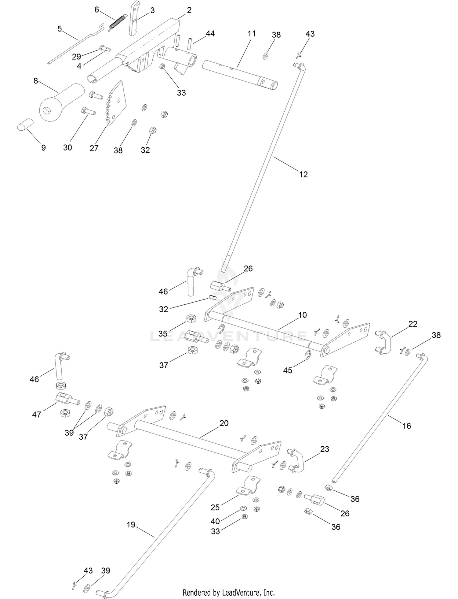 Mower Lift Assembly