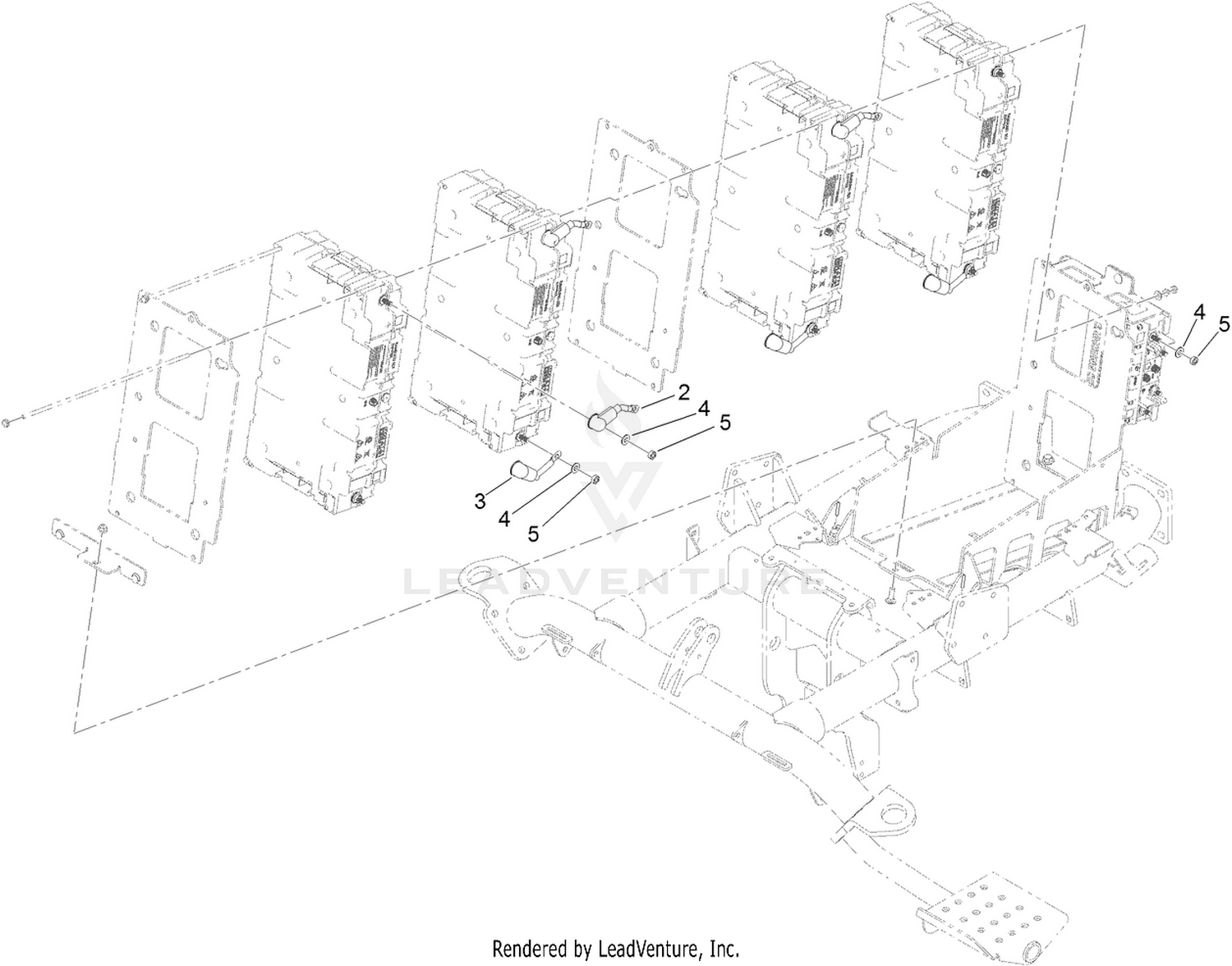 Top Battery Installation Assembly
