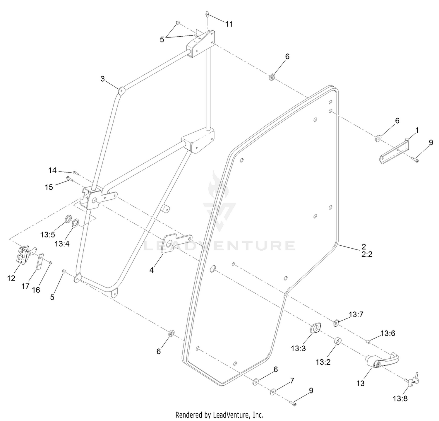 LH Door Assembly