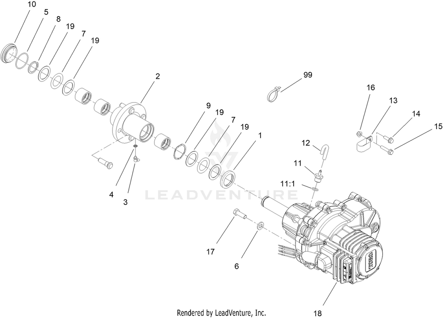 3 Wheel Drive Assembly