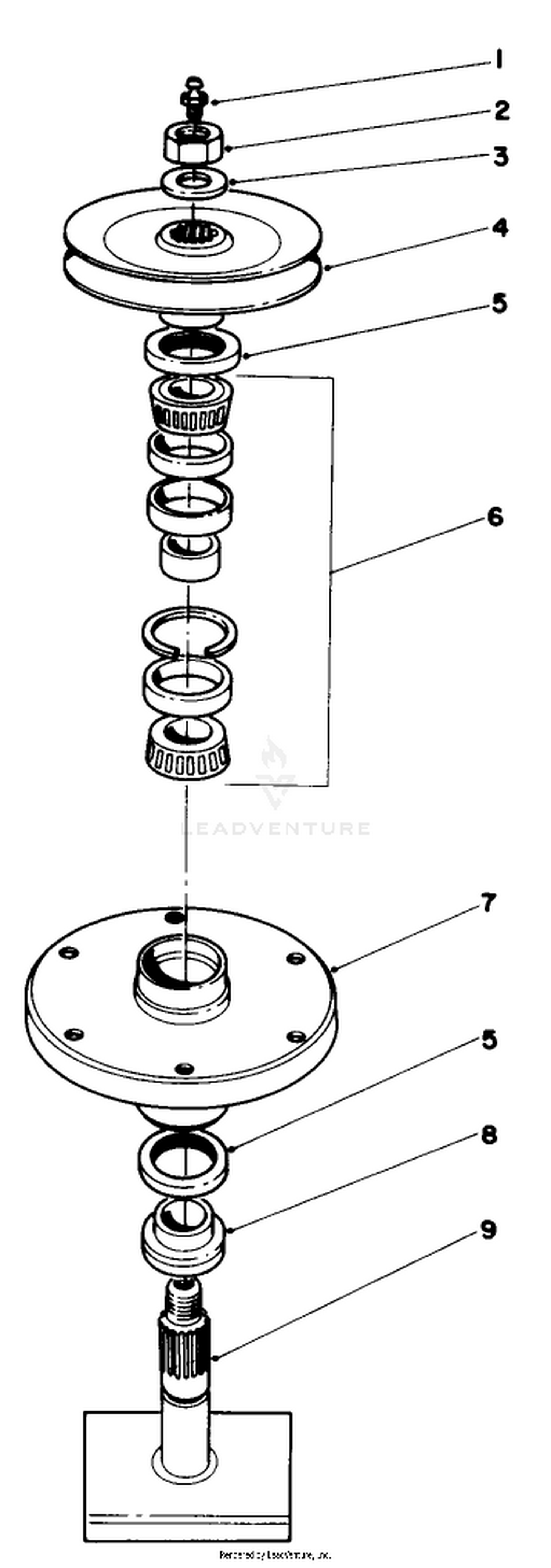 Drive Spindle No. 27-0870