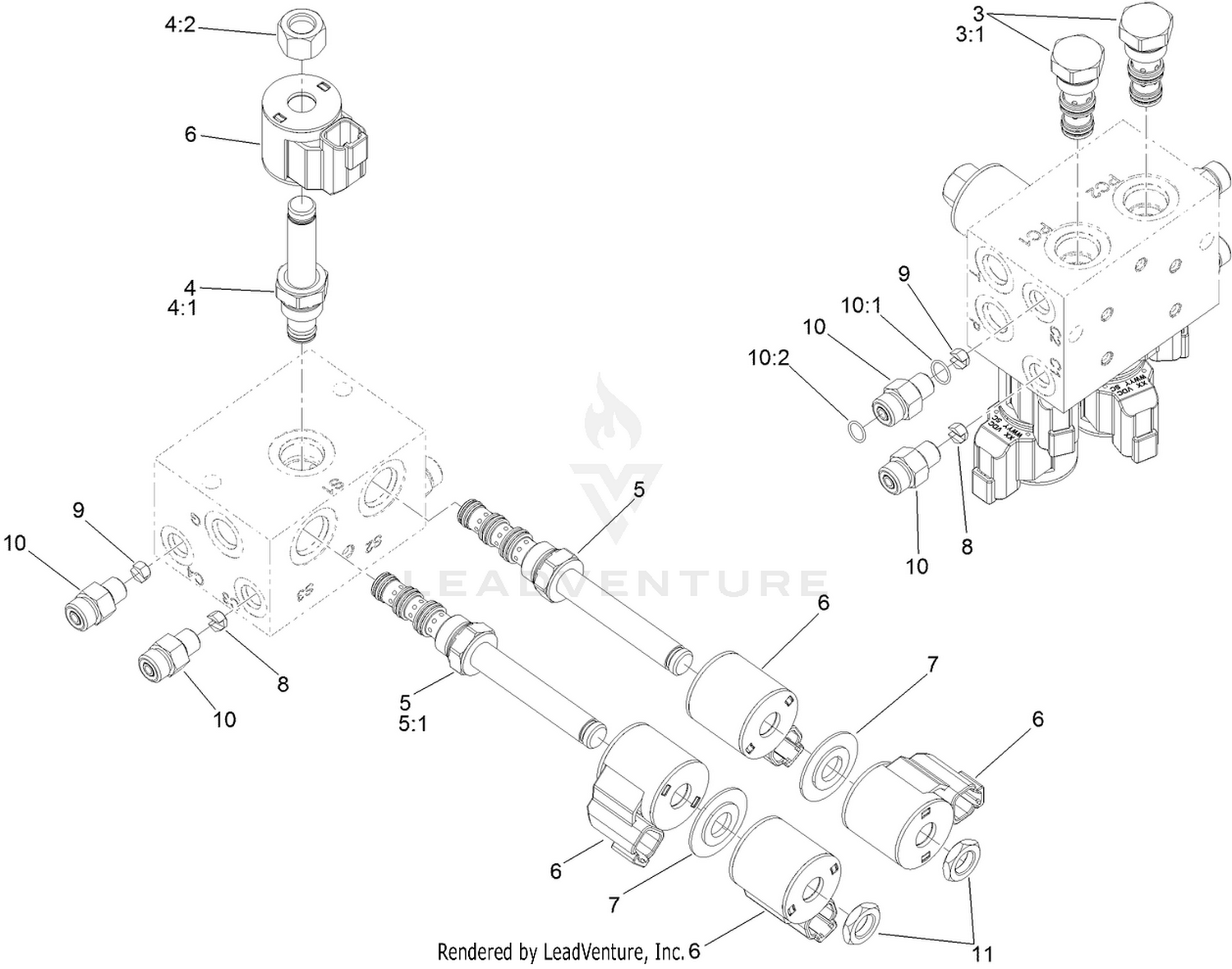On-Off Boom Lift Valve Assembly No. 136-2400
