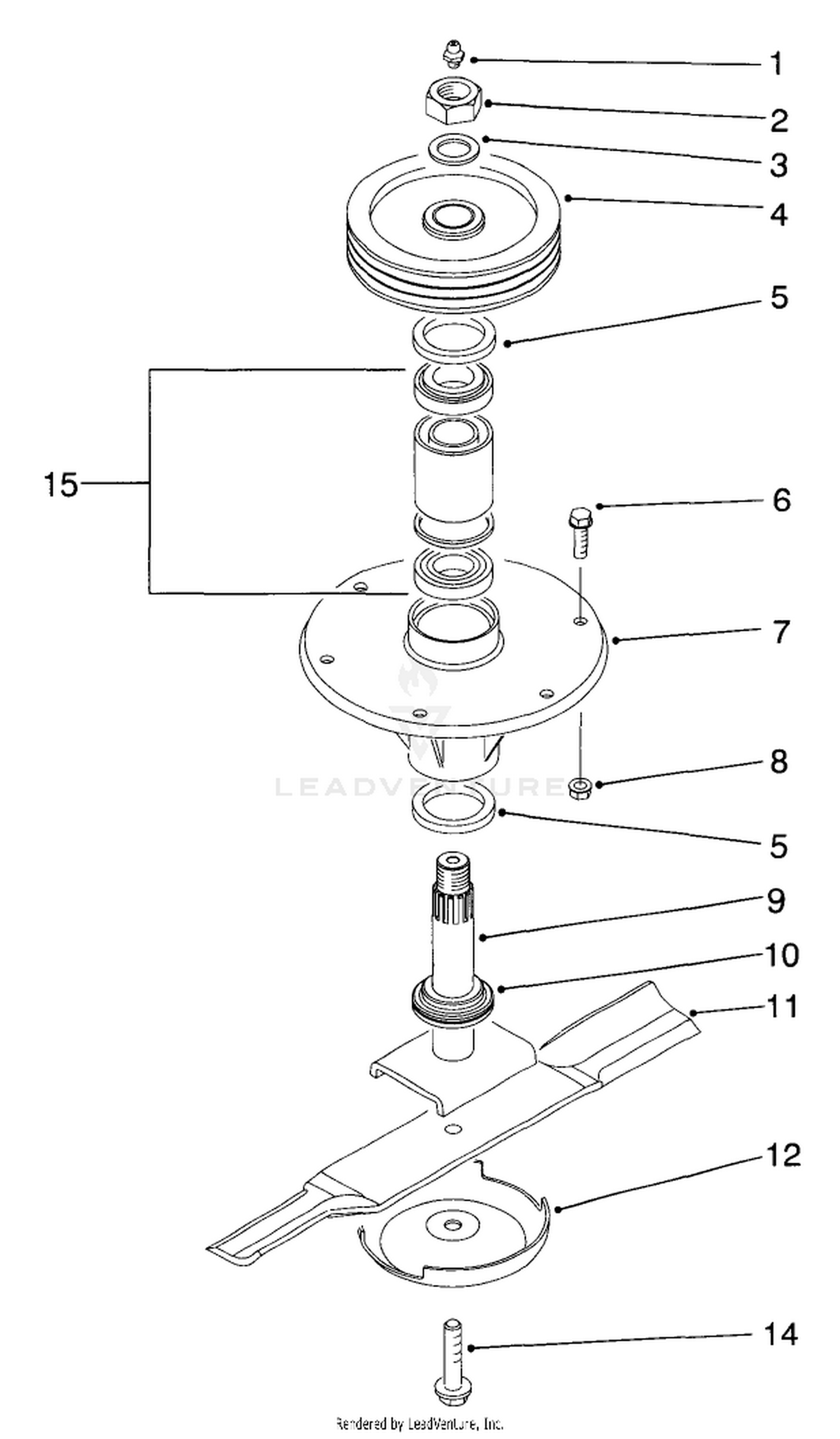 Spindle Assembly (center)
