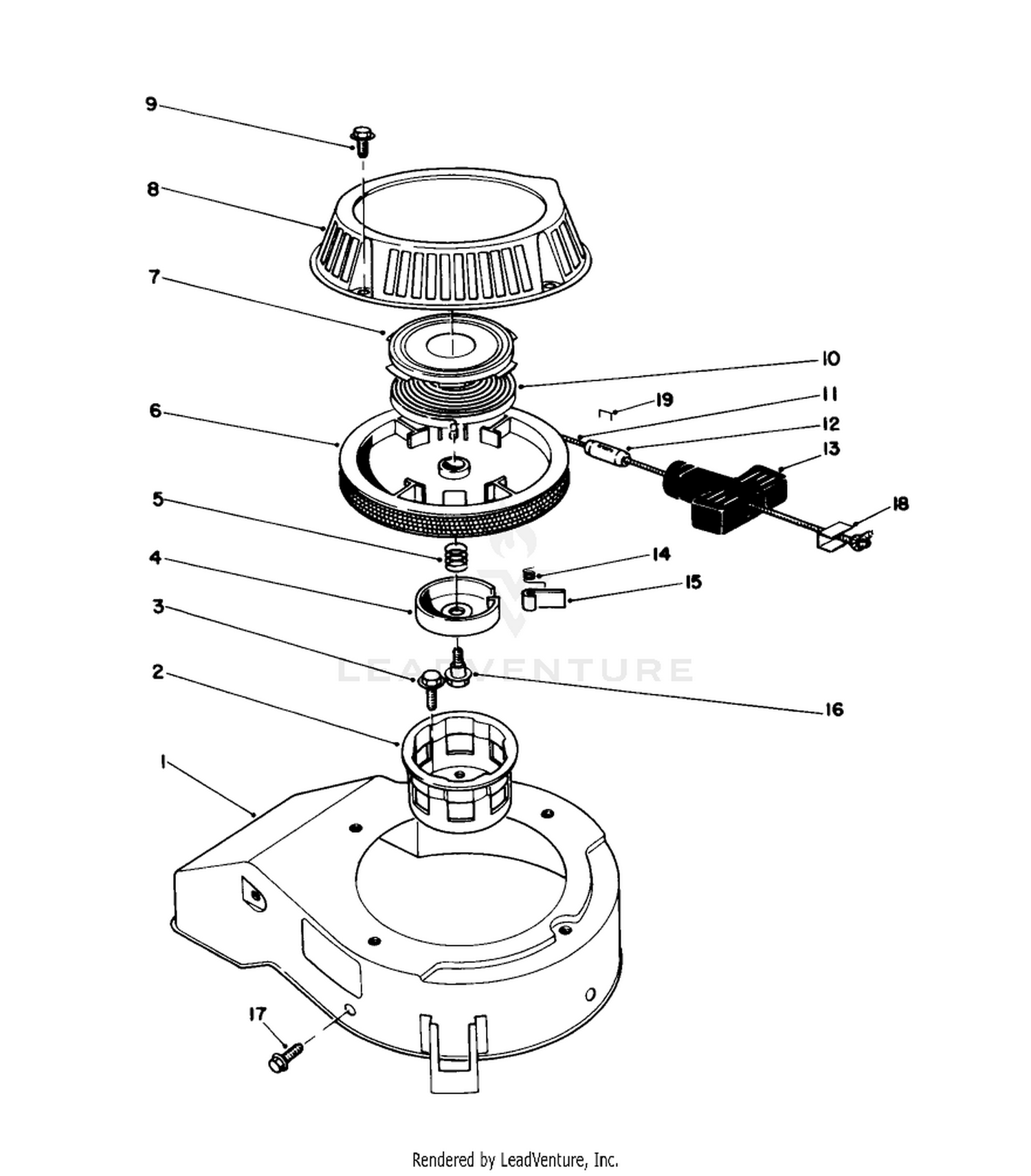 Recoil Assembly (model No. 47pk9)