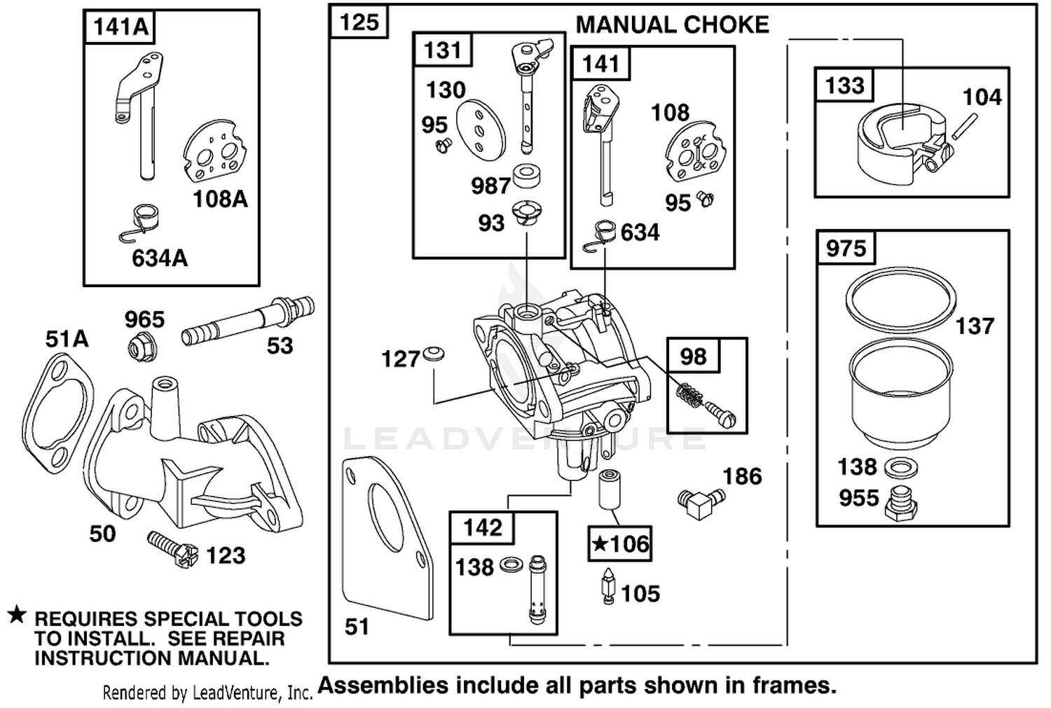 Engine Briggs  Stratton Model 195707-0421-E1 3