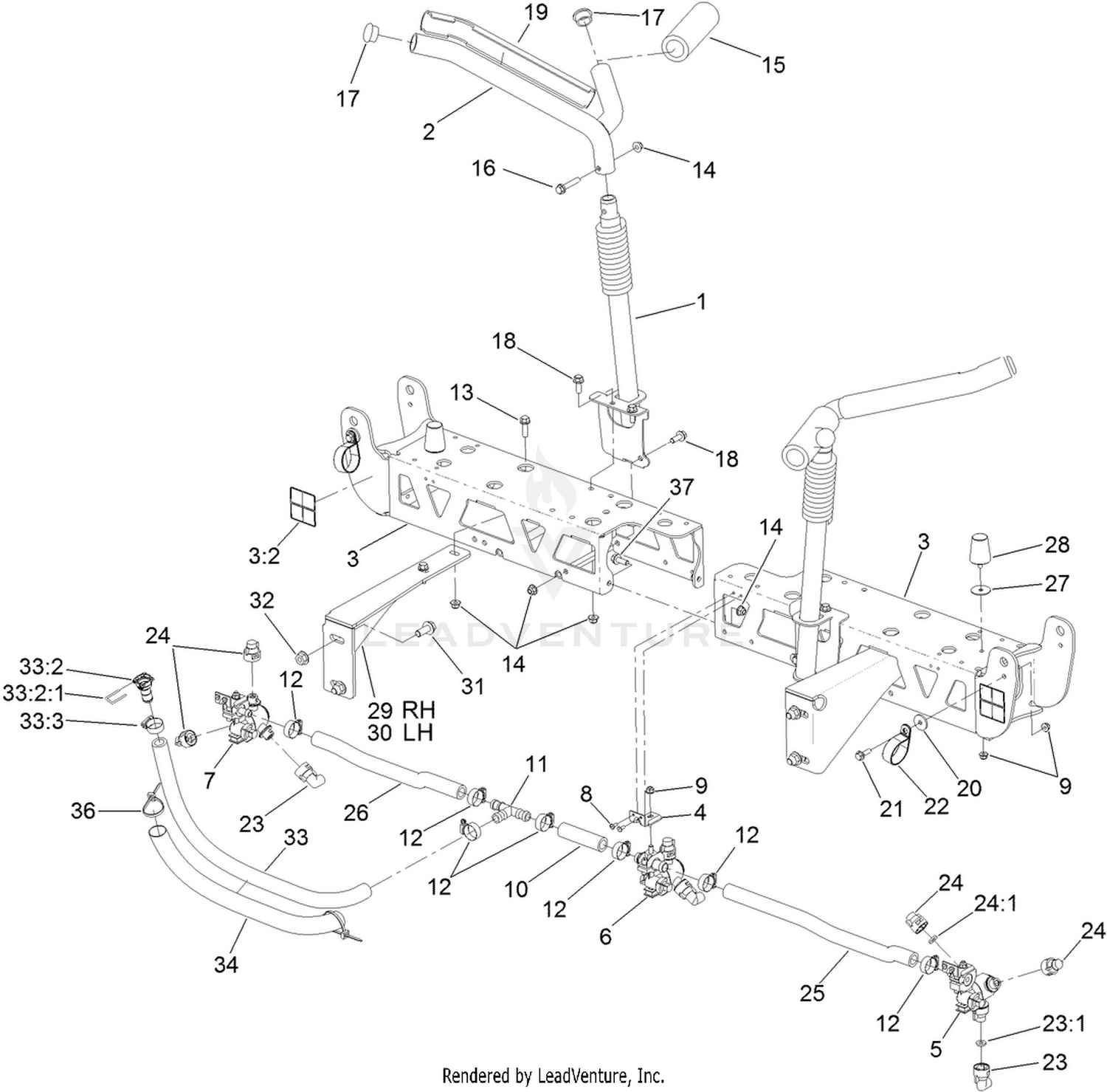 Center Boom Mount Assembly