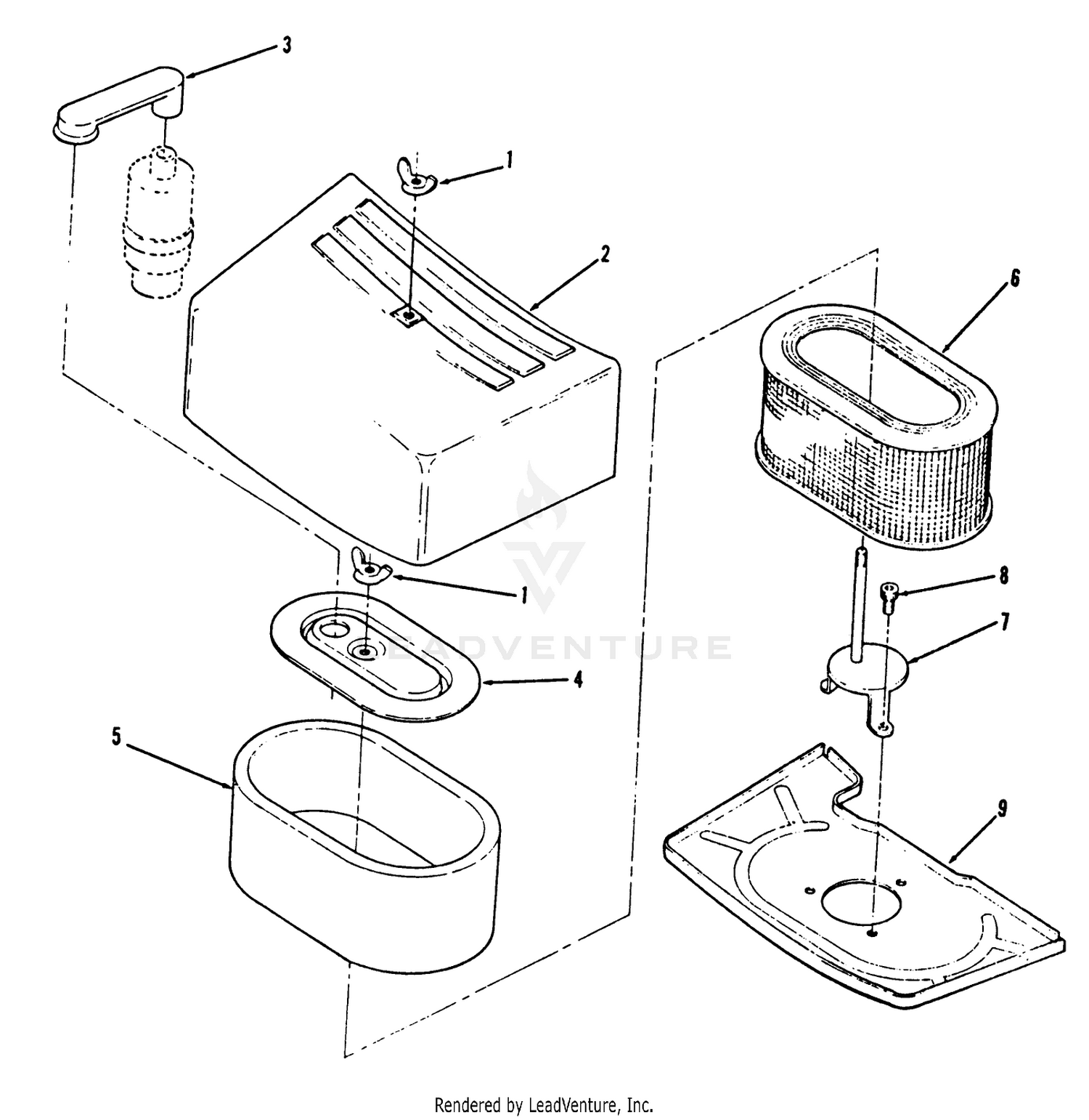 Air Cleaner-616-Z, 620-Z