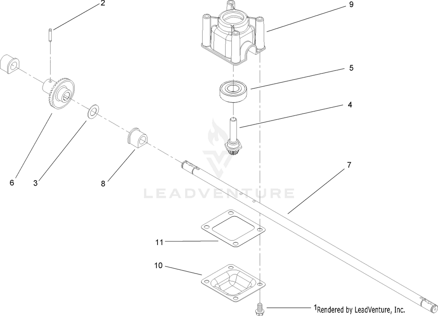 Transmission Assembly No. 106-3956