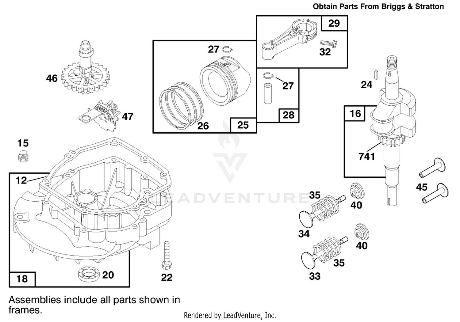 Engine Briggs  Stratton Model 12f802-0667-01 2
