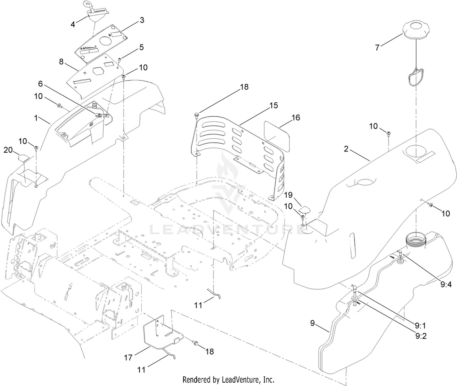 Body Styling and Fuel Pod Assembly