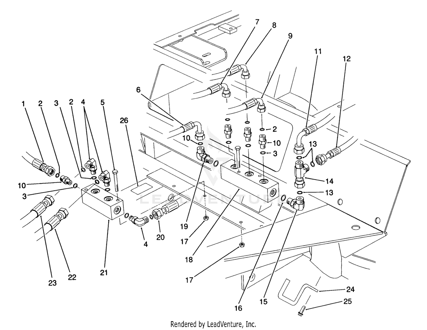Front Hydraulic Manifolds