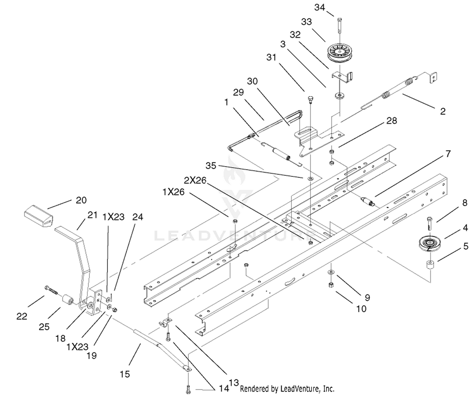 Traction Brake Assembly