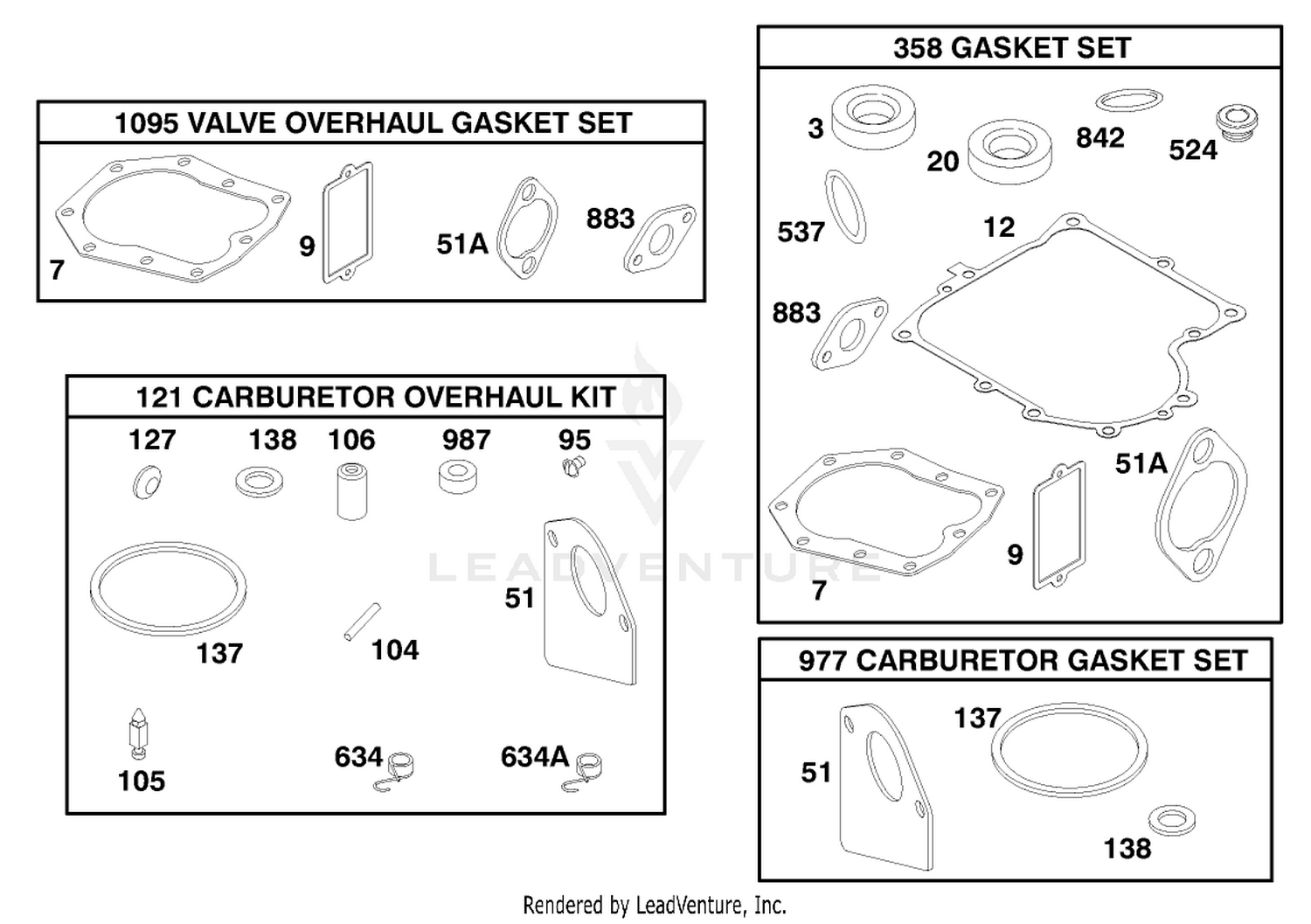 Engine Briggs  Stratton Model 195707-0421-E1 7