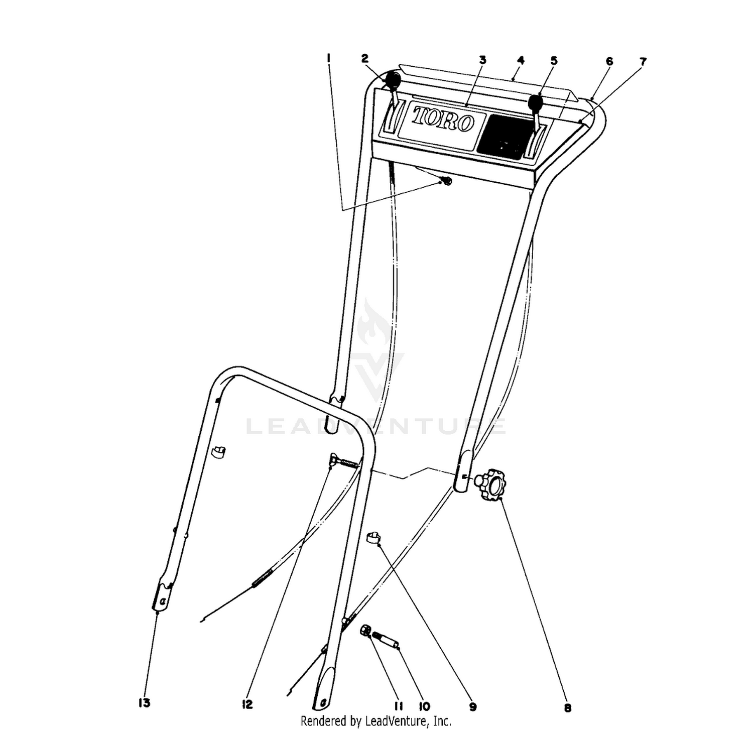 Handle Assembly-Models 16073, 16173, 16273