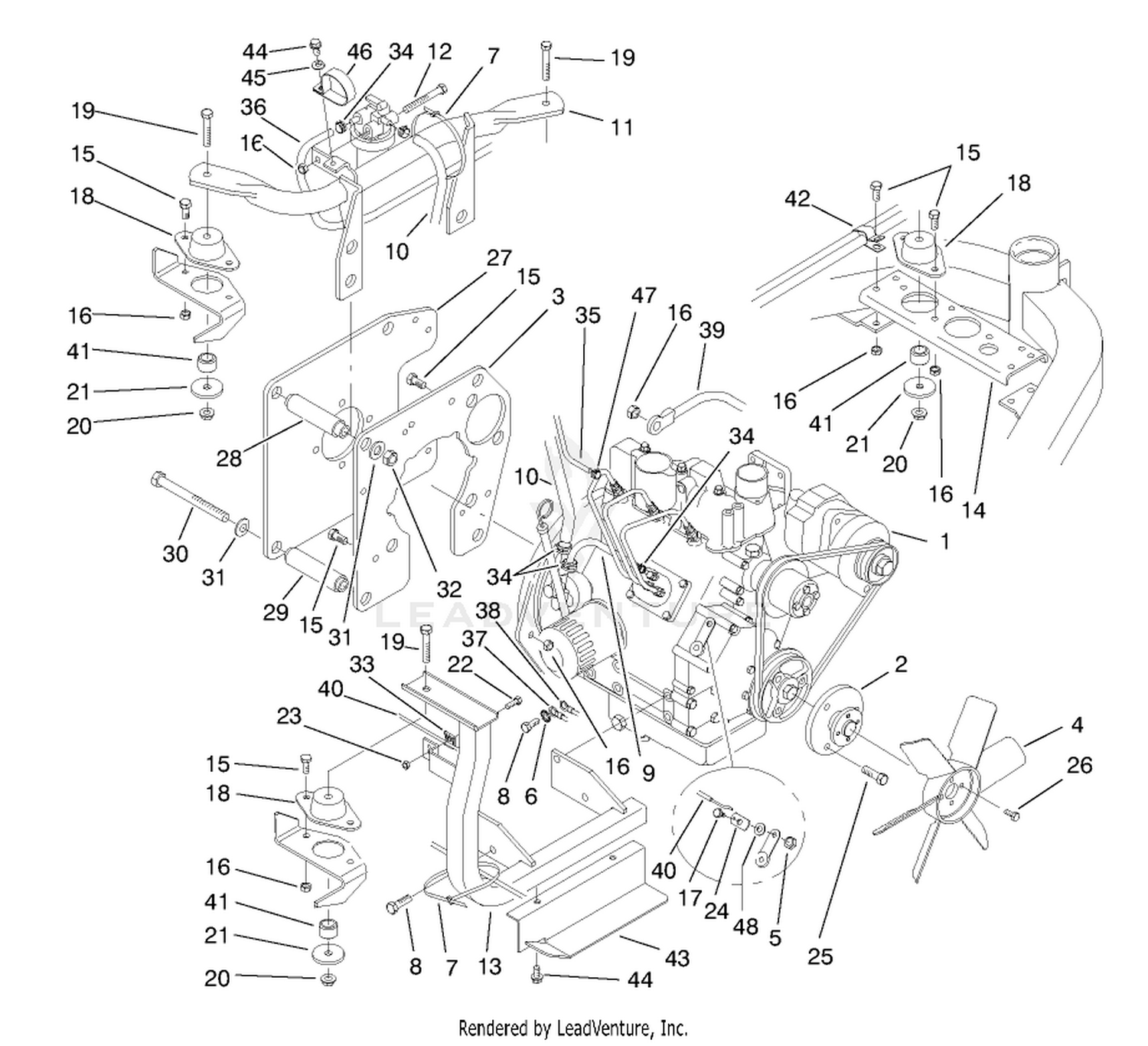 Engine Installation Assembly