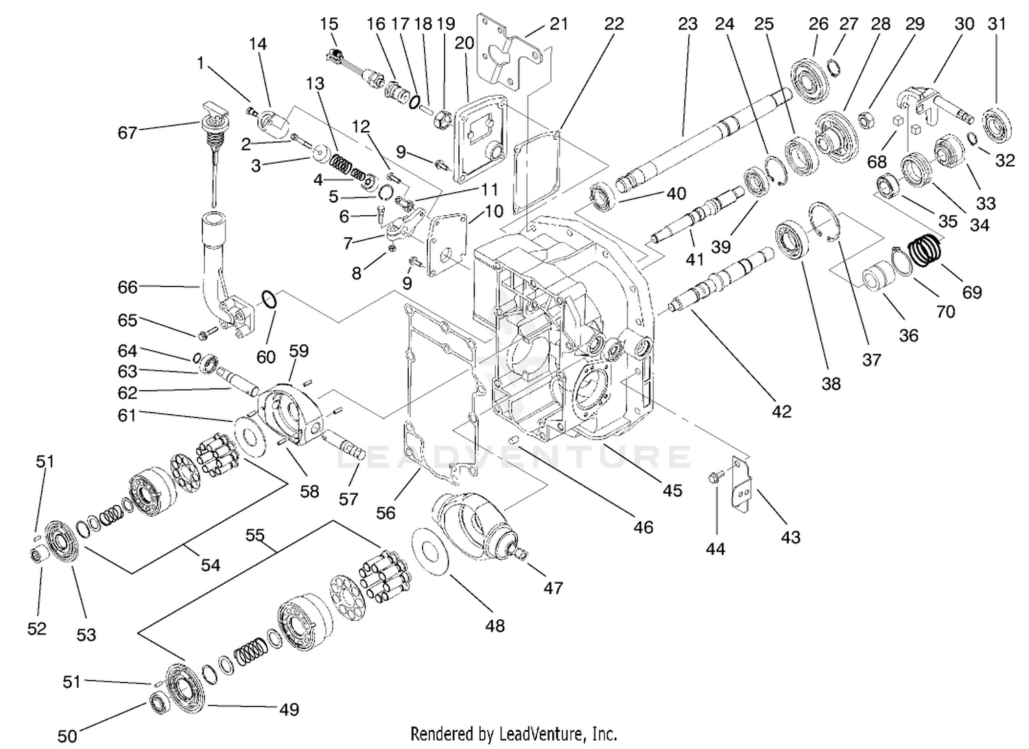 Hydraulic Housing Assembly