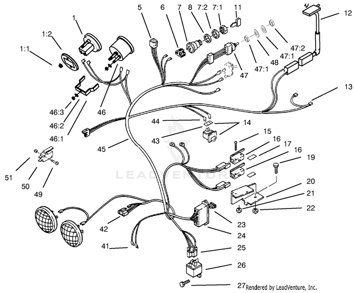 416-8 Wire Harness Attachment  Component-S