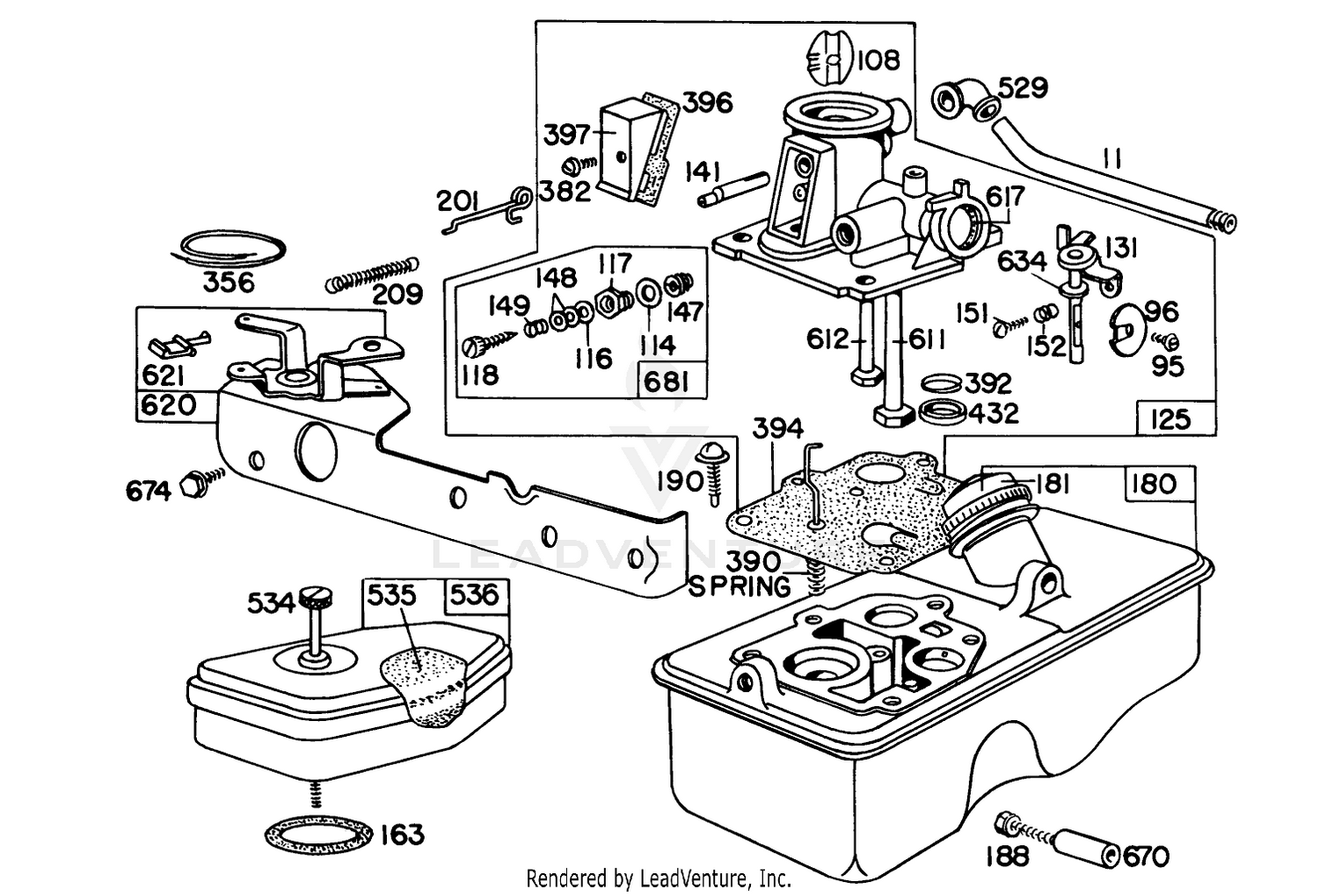 Briggs  Stratton Carburetor Assembly