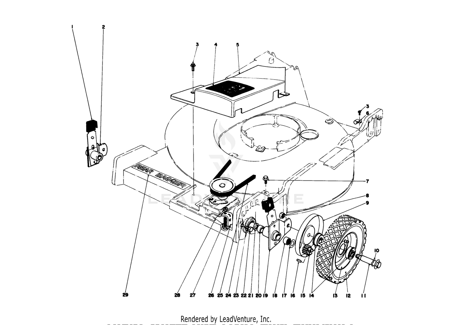 Front Wheel And Pivot Arm Assembly