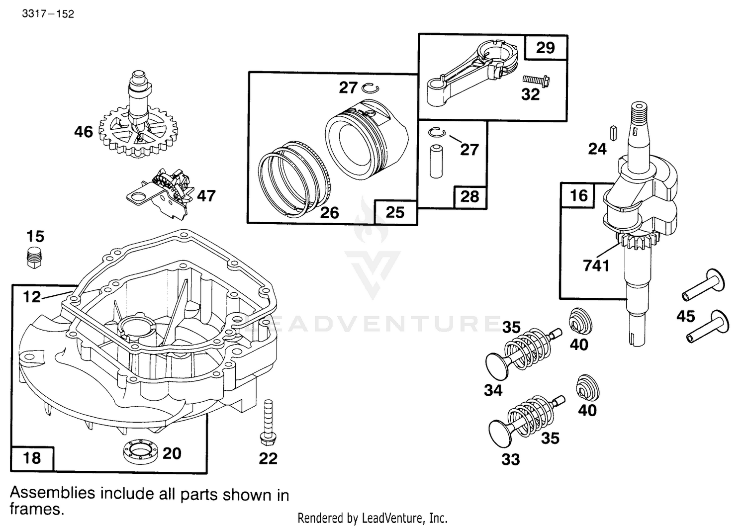 Engine Briggs  Stratton Model 127802-0640-01 2