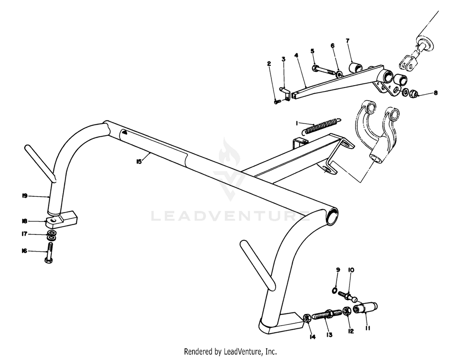 Direct Suspension Pull Frame Kit Model No. 04452 (optional)(continued) 2