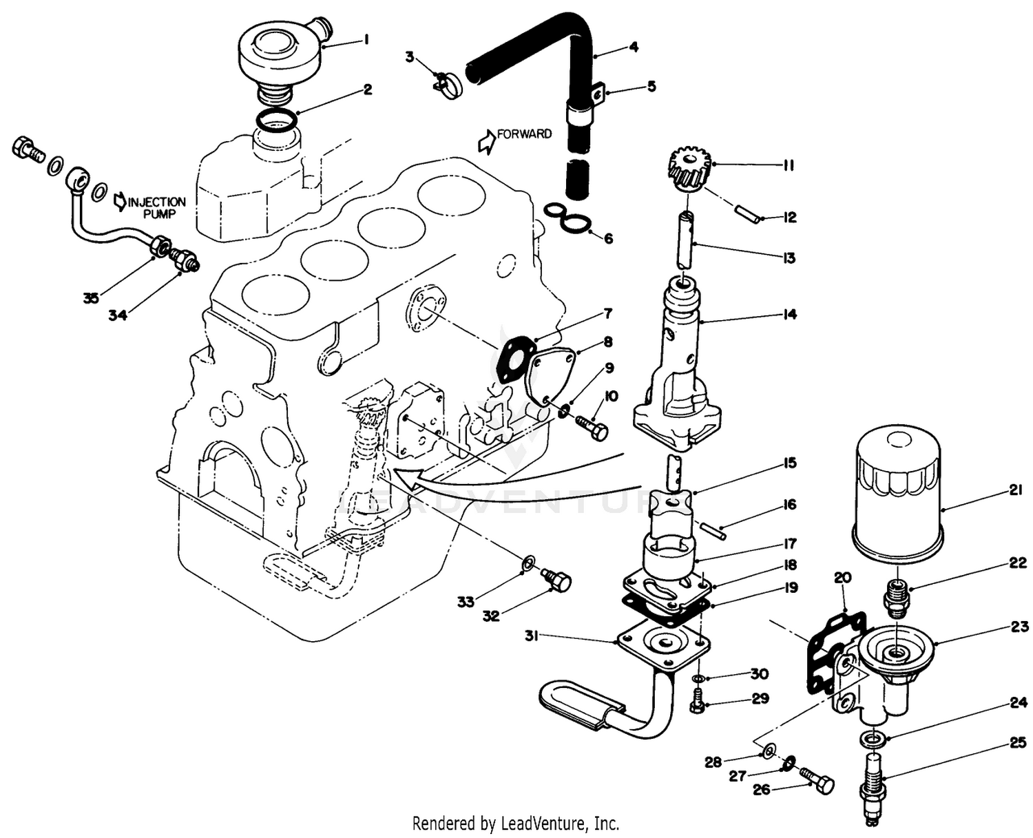 Oil Pump, Breather  Filter