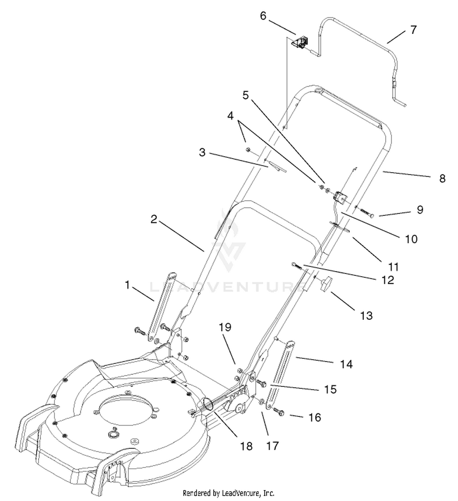 Handle and Control Assembly