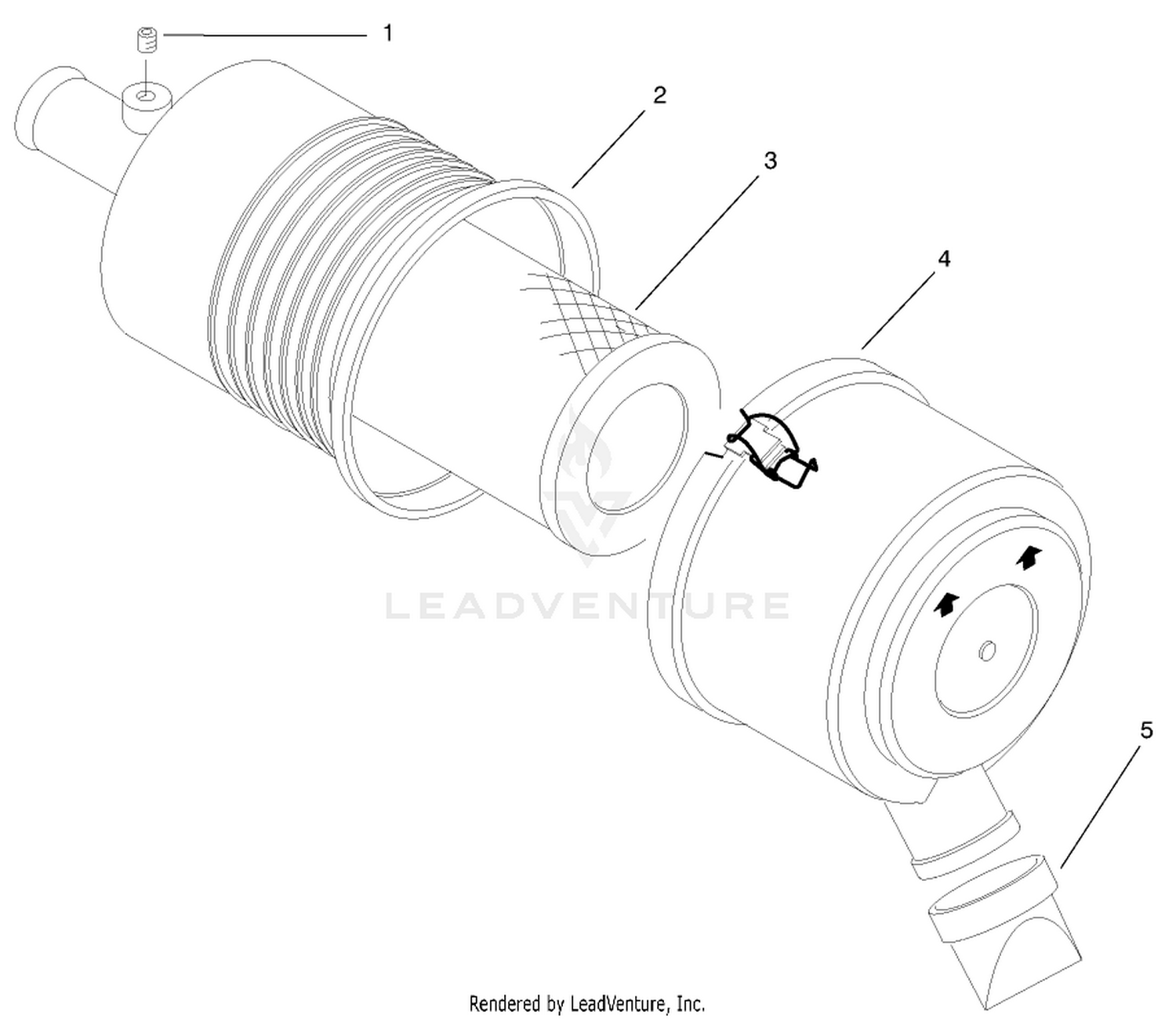Air Cleaner Asm No. 95-5805