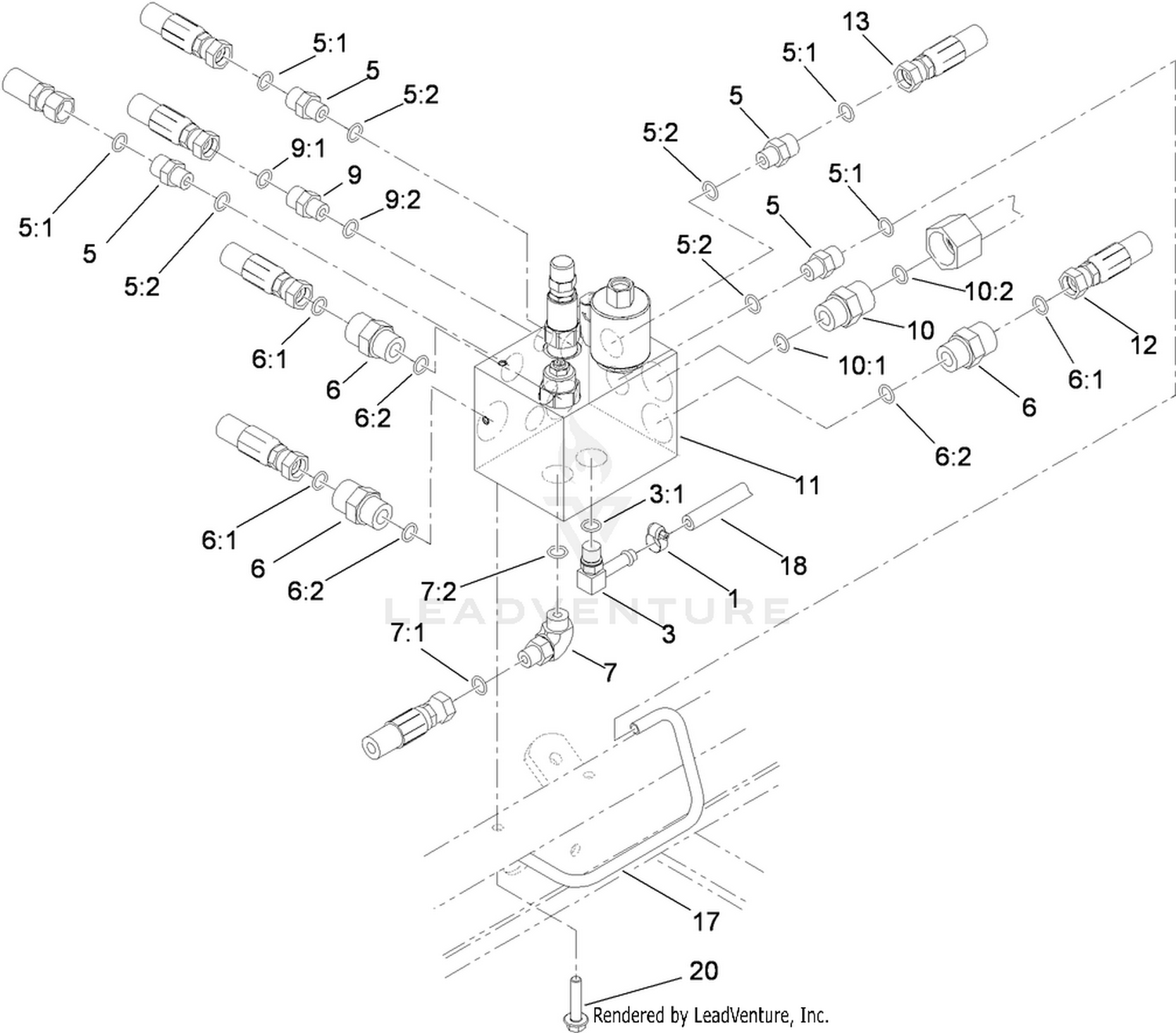Manifold Block Installation Assembly