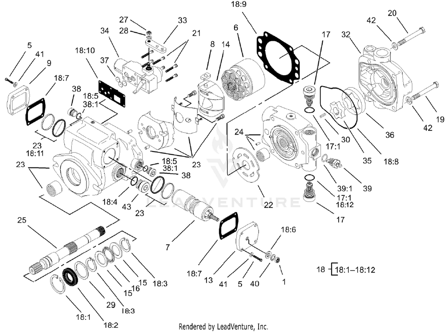 Piston Pump Assembly No. 93-6491
