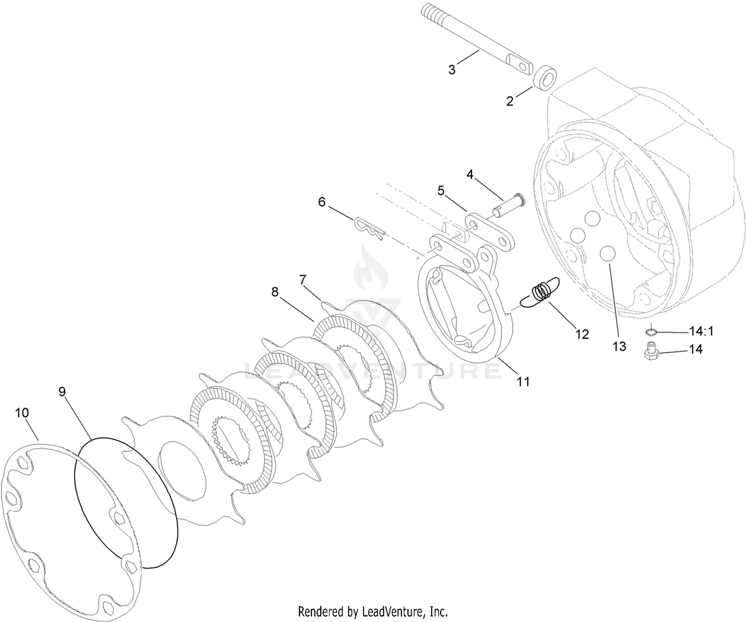 Brake Assembly No. 100-3069-03