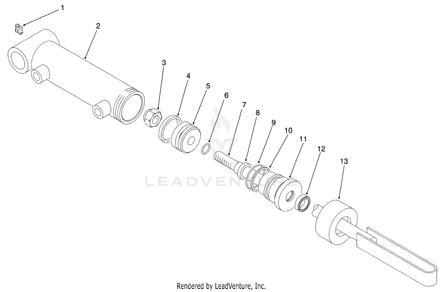 Hydraulic Cylinder No. 92-7421