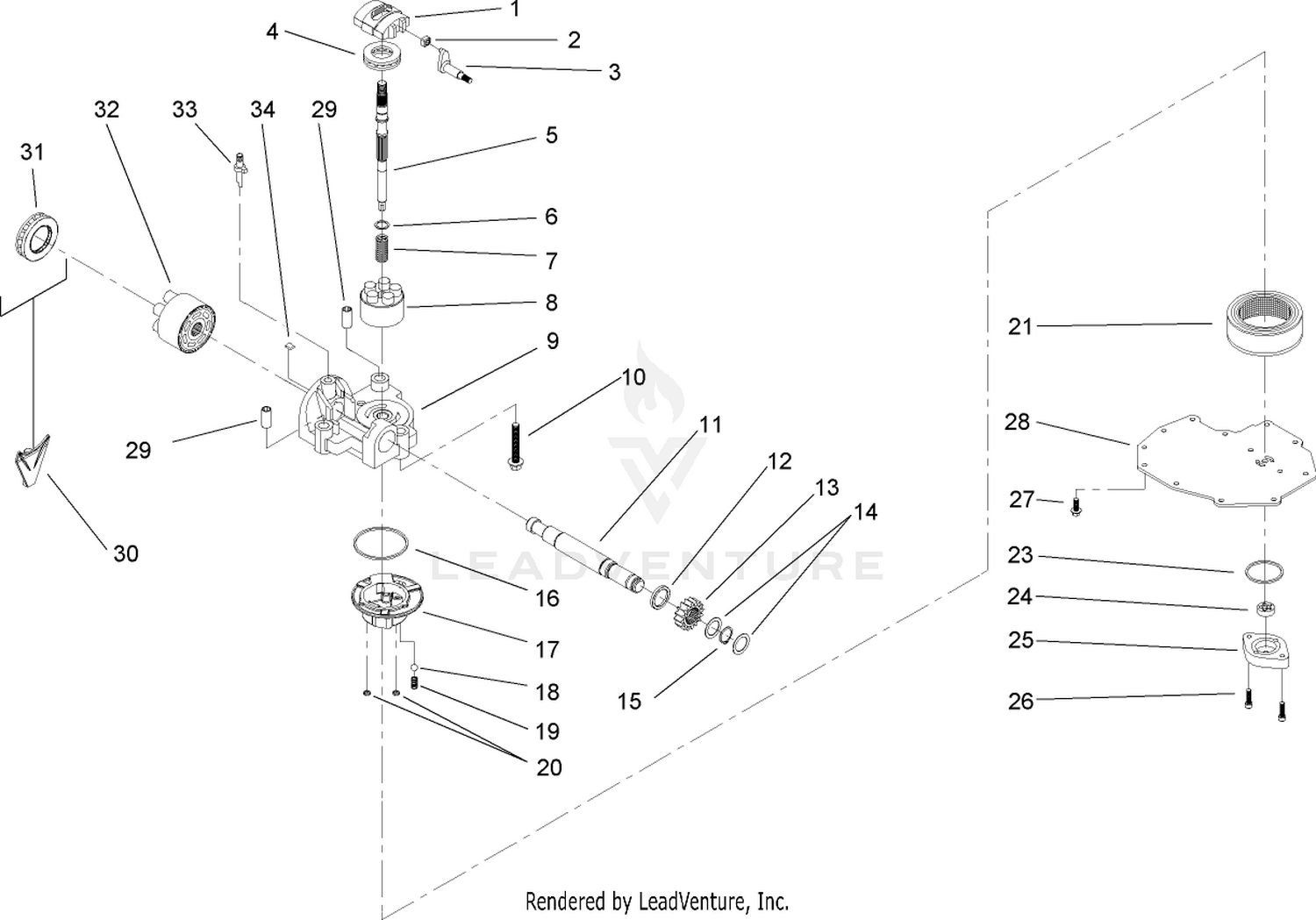 Cylinder Block Assembly  Transaxle Assembly No. 104-4310