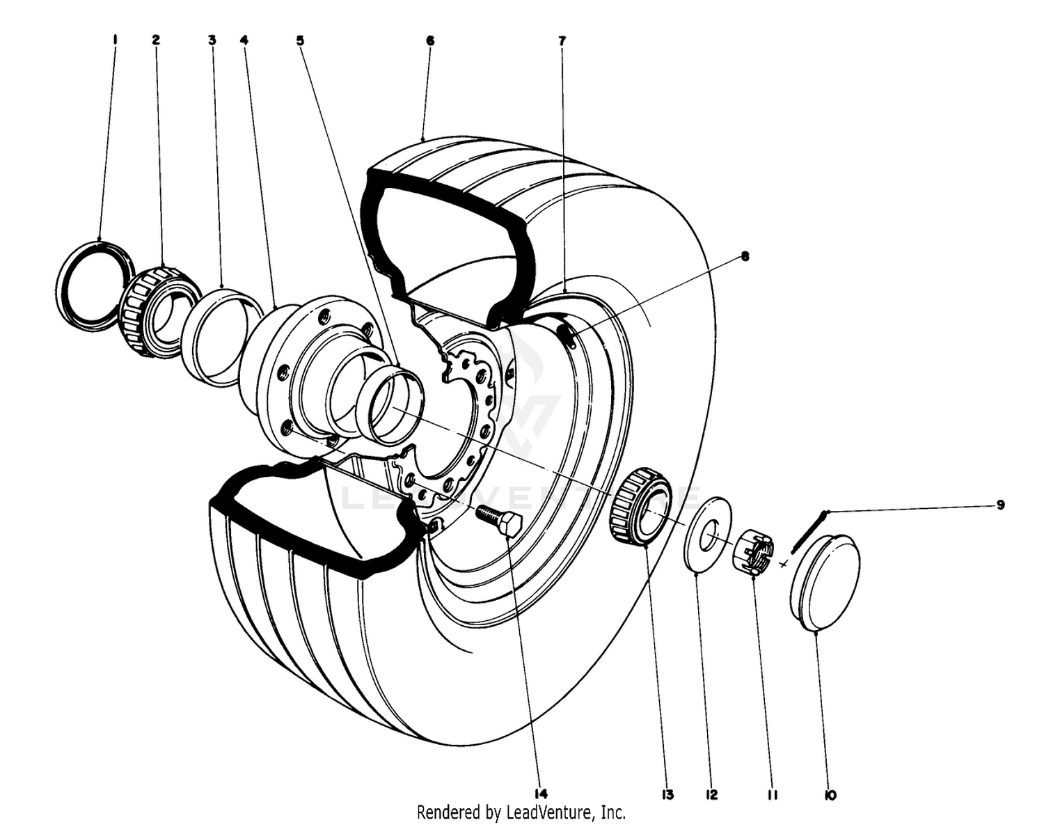 Front Wheels And Rim 9.5 L-14