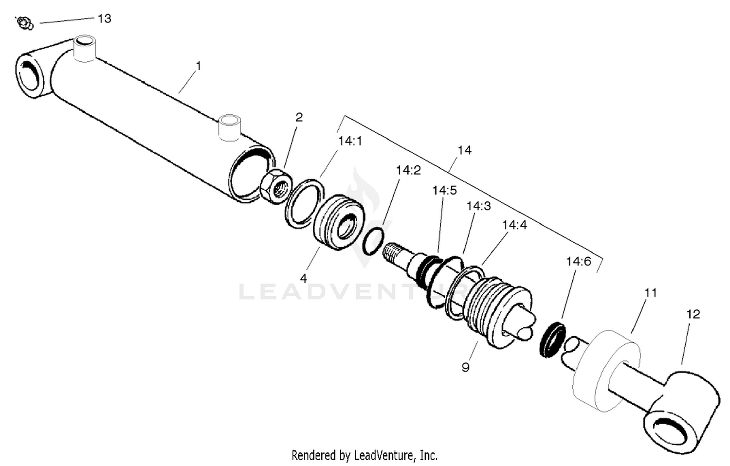 Hydraulic Cylinder Assembly No. 99-6986