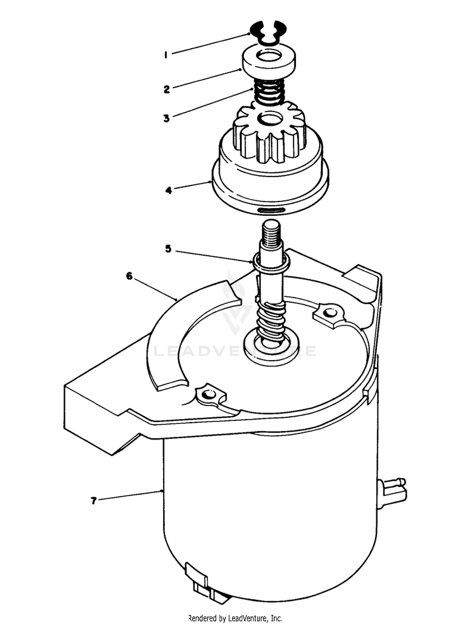 Starter Motor Assembly No. 53-4500