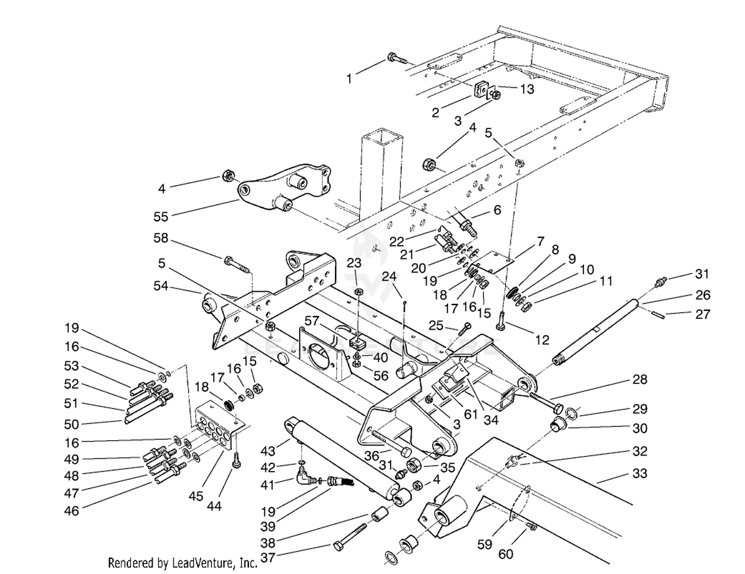 Wing Deck Lift Assembly