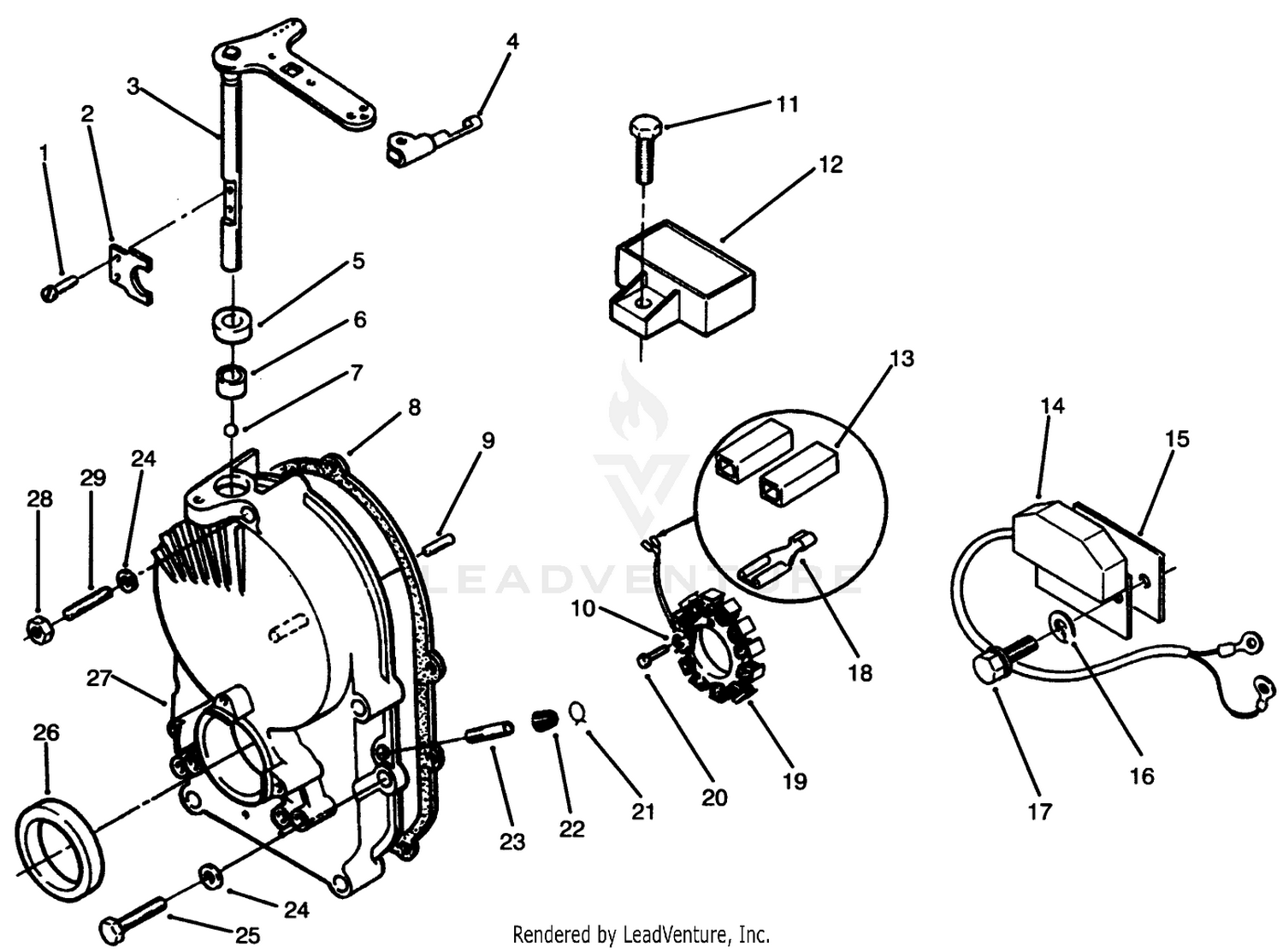 Gearcase  Ignition Controls