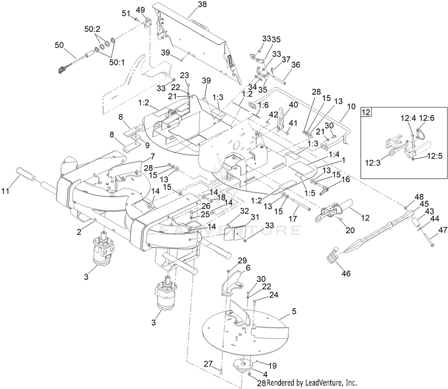 Twin Spinner Interlock Assembly