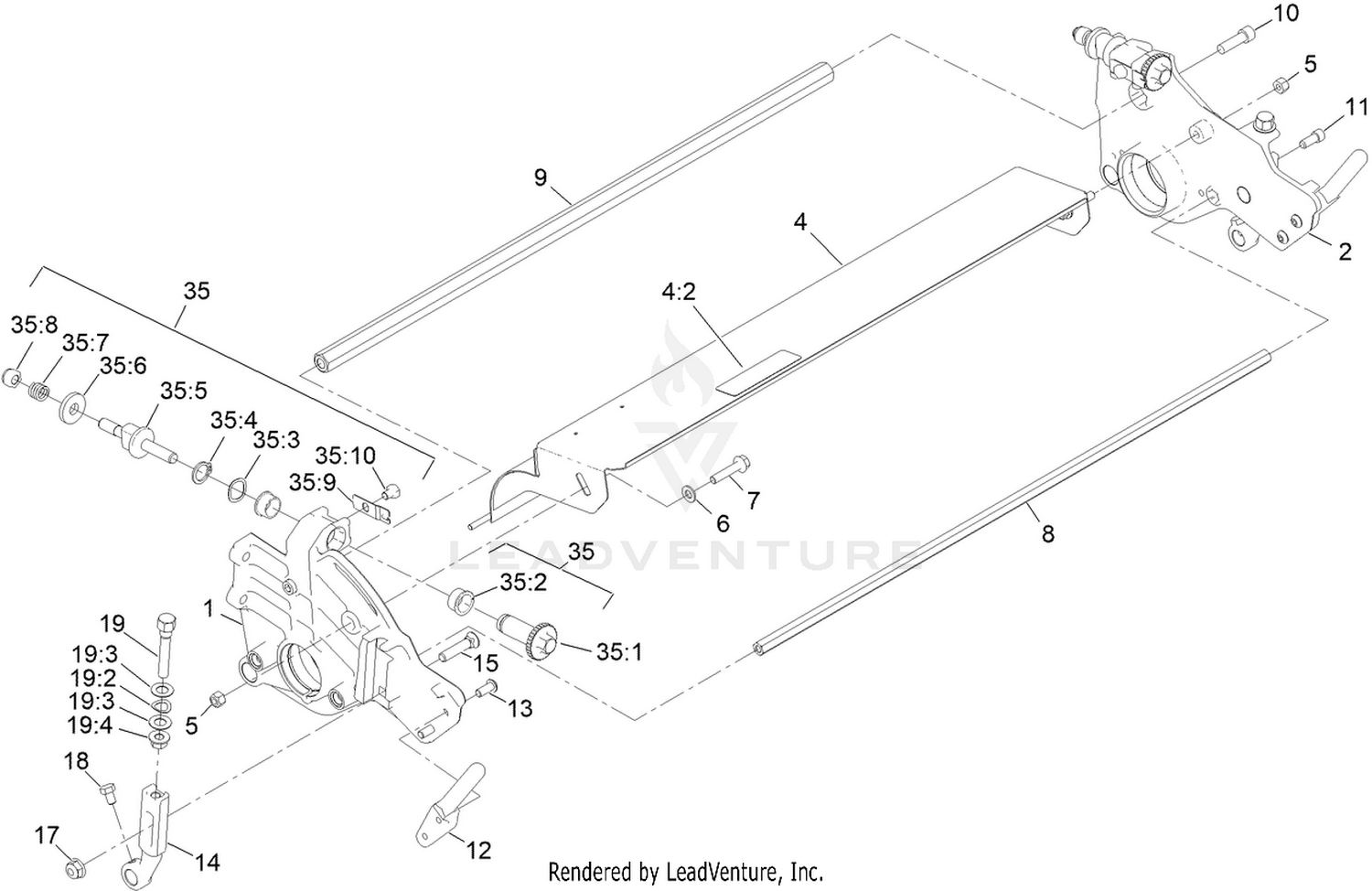 Side Plate and Grass Shield Assembly