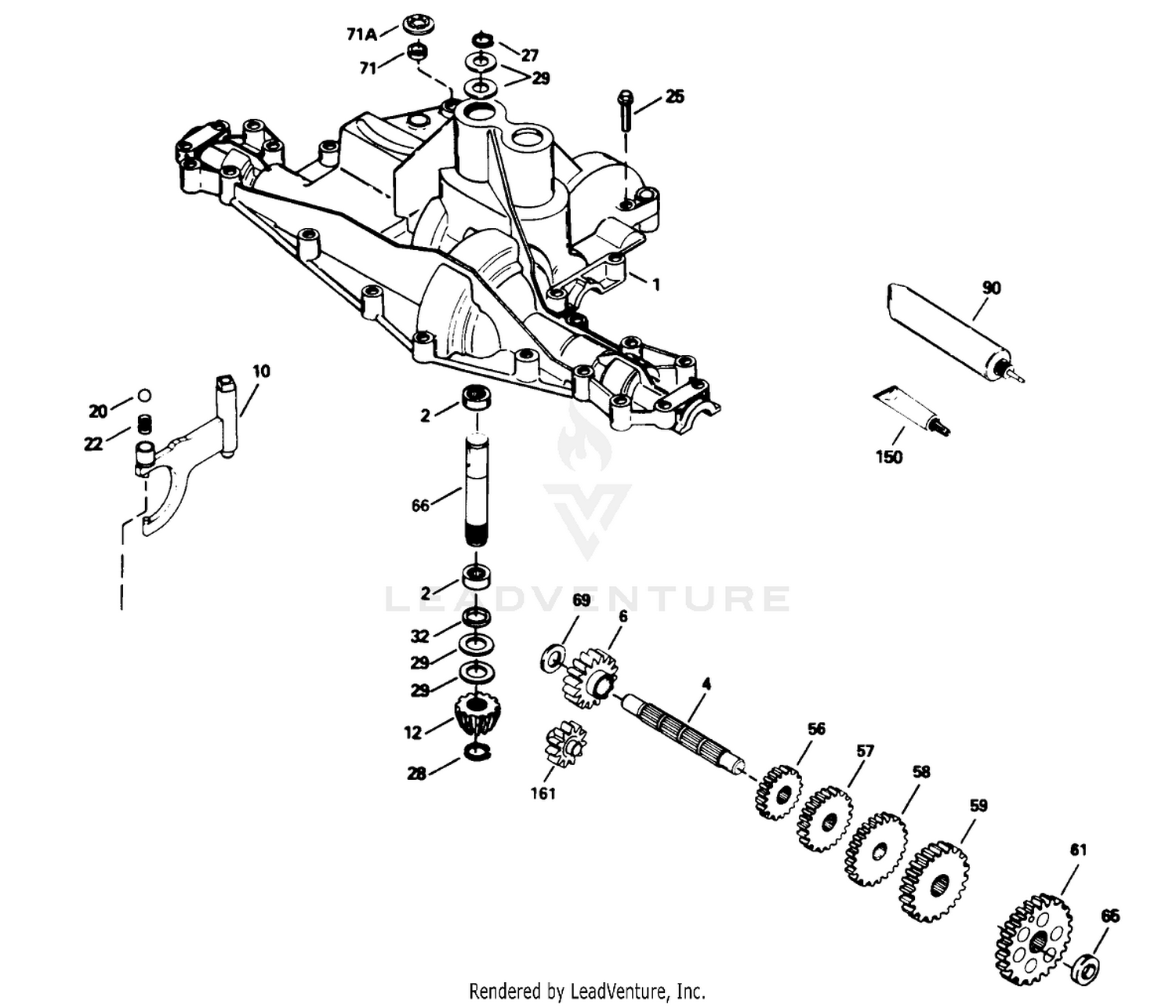 Peerless Transaxle Model No. 915-020